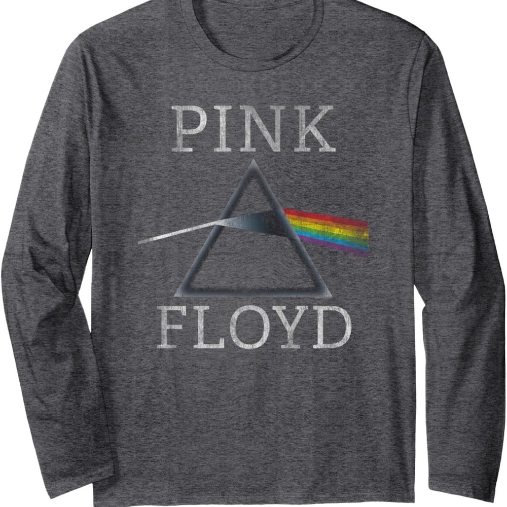 Gray Pink Floyd Long Sleeve Shirt